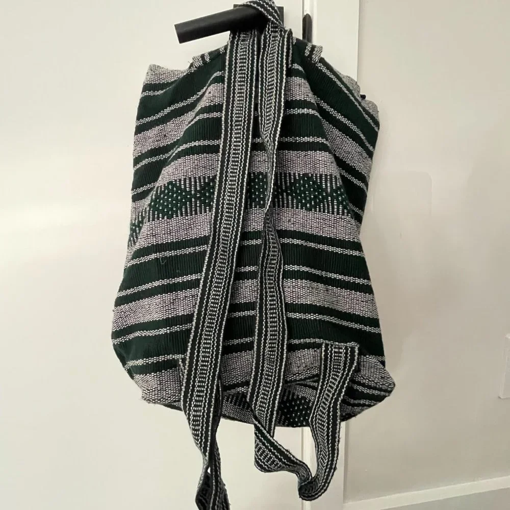 Philadelphia Eagles BoHo Fabric Drawstring Backpack - Picture 3 of 3